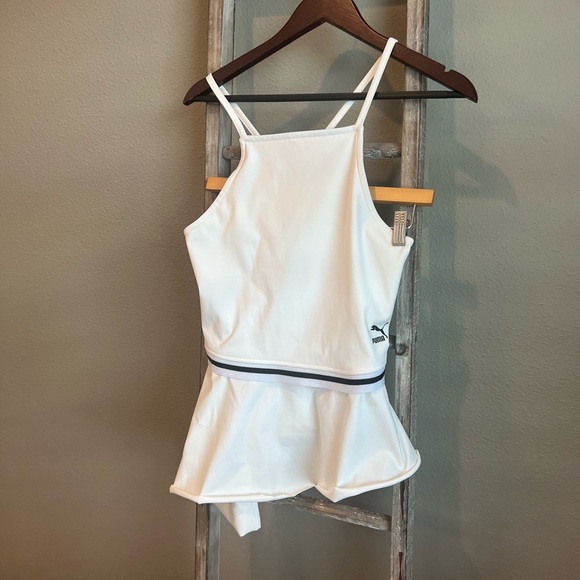 NWT White Puma Tennis top size L - Picture 10 of 14